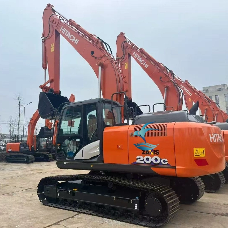 02 brand-new excavator hitachi 200c